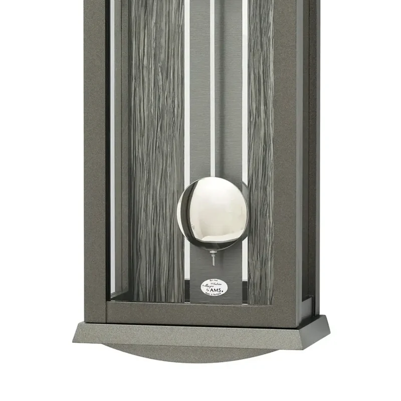 AMS Regulator R2747 Wanduhr Anthrazit • Westminster Schlagwerk • 8-Tage-Werk
