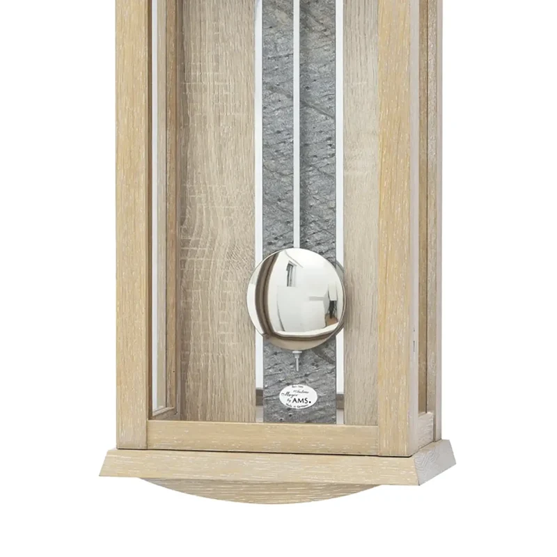 AMS Regulator R2746 Wanduhr Eiche • 14-Tage-Bim-Bam-Schlagwerk • Massivholzgehäuse Eiche