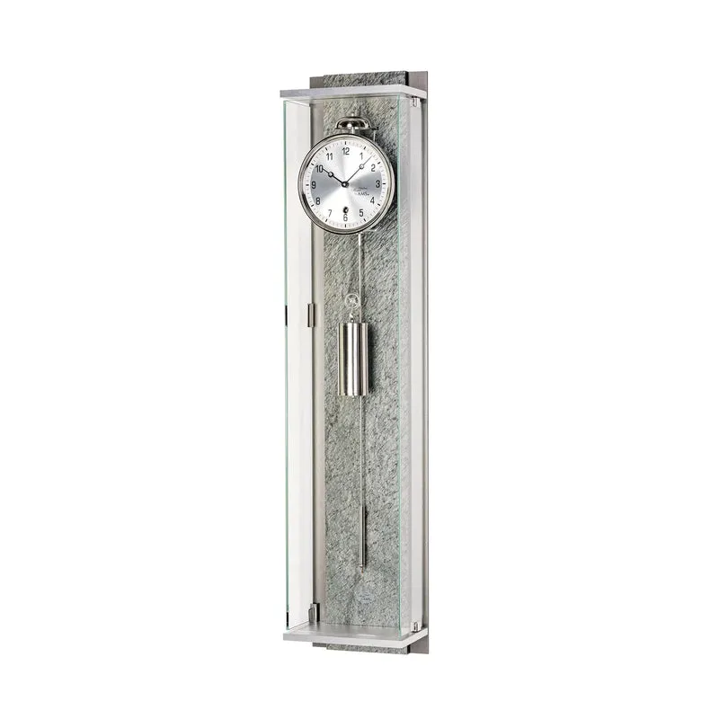 AMS Seilzug Regulator R2725 Wanduhr Anthrazit • 8-Tage-Schlagwerk • Mineralglas