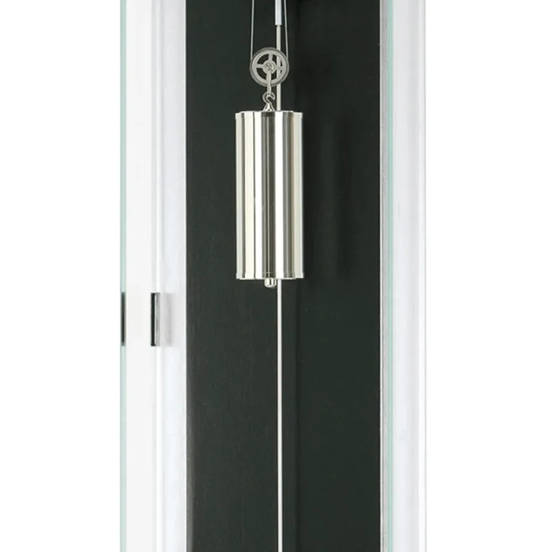 AMS Seilzug Regulator R2722/11 Wanduhr Schwarz • 8-Tage-Schlagwerk • Stundenschlag auf Glocke