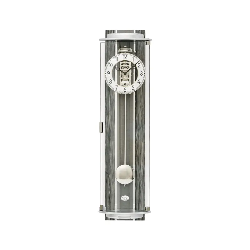 AMS Regulator R2717 Wanduhr Fossilstruktur • 8-Tage-Schlagwerk • Mineralglas