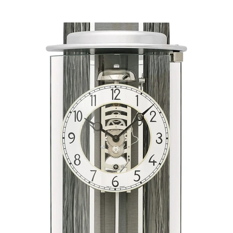 AMS Regulator R2717 Wanduhr Fossilstruktur • 8-Tage-Schlagwerk • Mineralglas