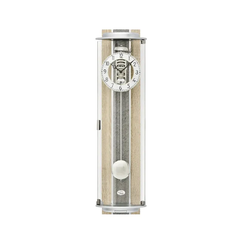 AMS Regulator R2715 Wanduhr Sonoma-Eiche • 8-Tage-Schlagwerk • Mineralglas