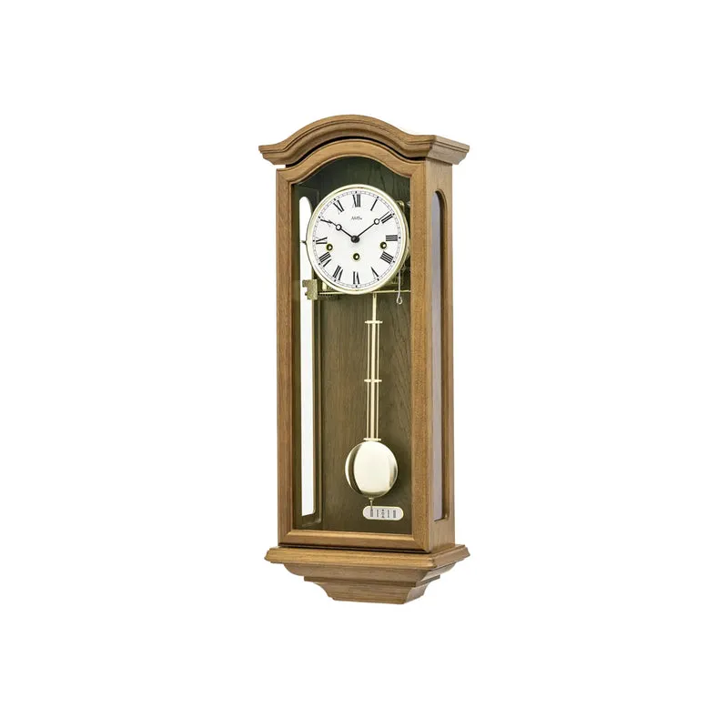 AMS Regulator R2696/4 Wanduhr Eiche • Westminster Schlagwerk • 8-Tage-Werk