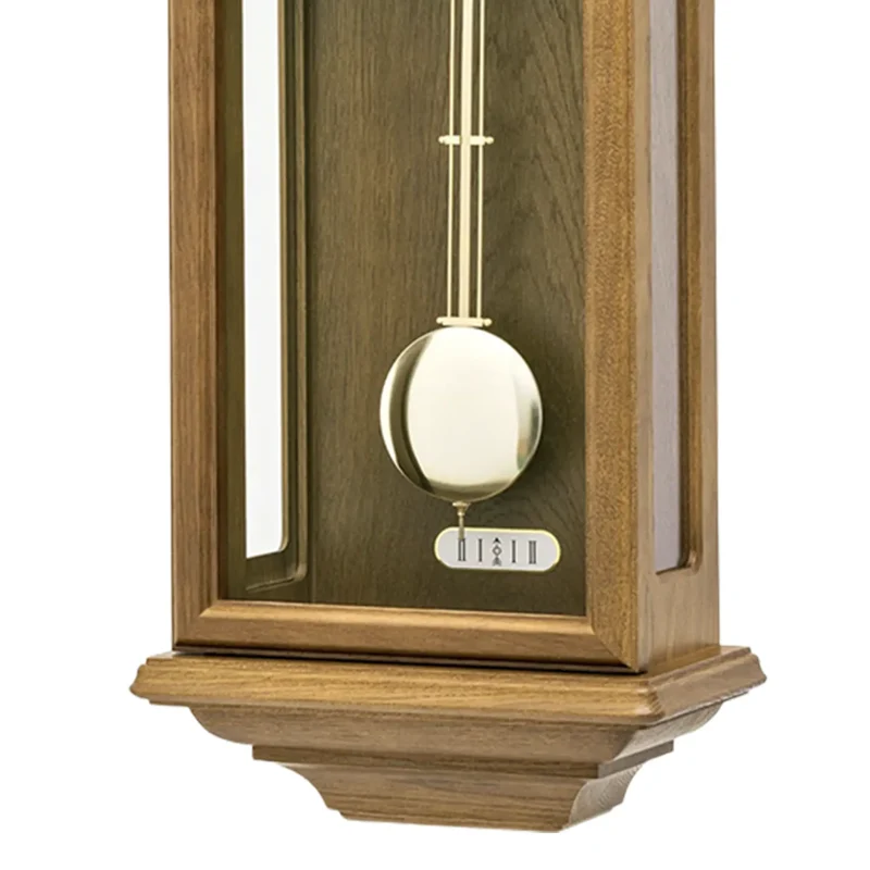 AMS Regulator R2696/4 Wanduhr Eiche • Westminster Schlagwerk • 8-Tage-Werk