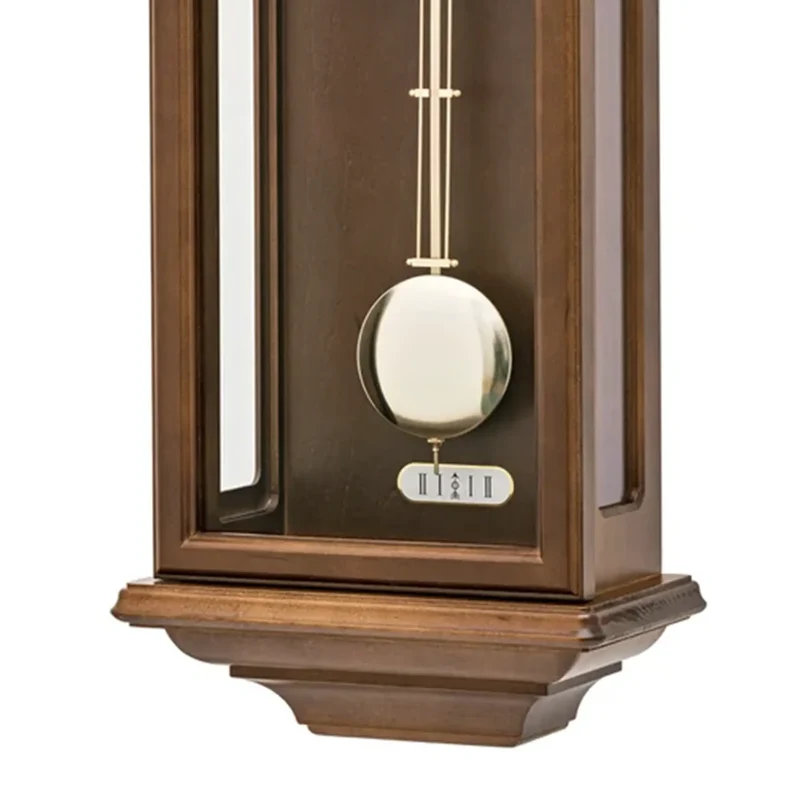 AMS Regulator R2696/1 Wanduhr Nussbaum • Westminster Schlagwerk • 8-Tage-Werk