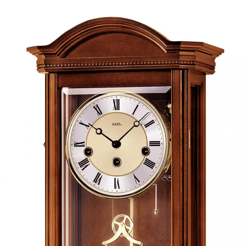 AMS 2672/9 Wanduhr Kirschbaum antik • Westminster-Schlagwerk • 8-Tage-Laufwerk