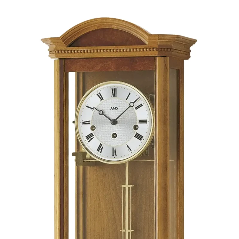AMS Regulator R2663/9 Wanduhr Kirschbaum • 8-Tage Westminster Schlagwerk • Automatische Nachtabschaltung