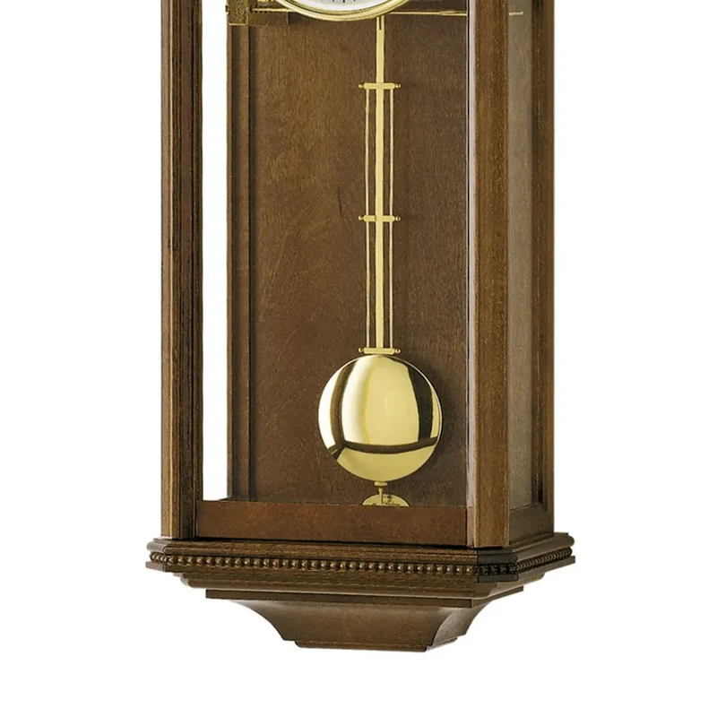 AMS Regulator R2663/1 Wanduhr Nussbaum • Westminster Schlagwerk • 8-Tage-Werk