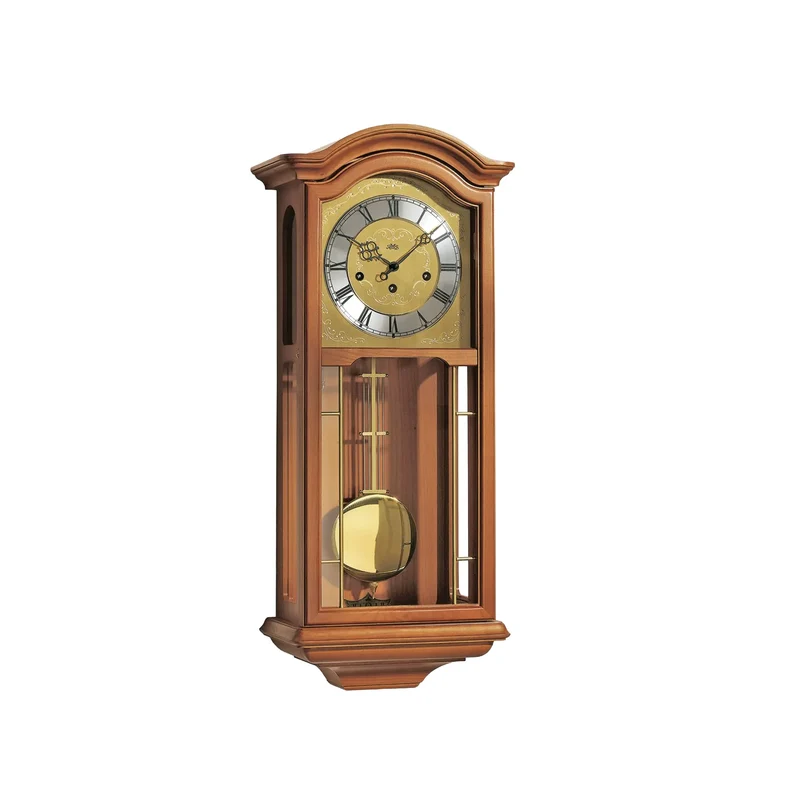 AMS Regulator R2651/9 Wanduhr Kirschbaum • Westminster Schlagwerk • Mondphase