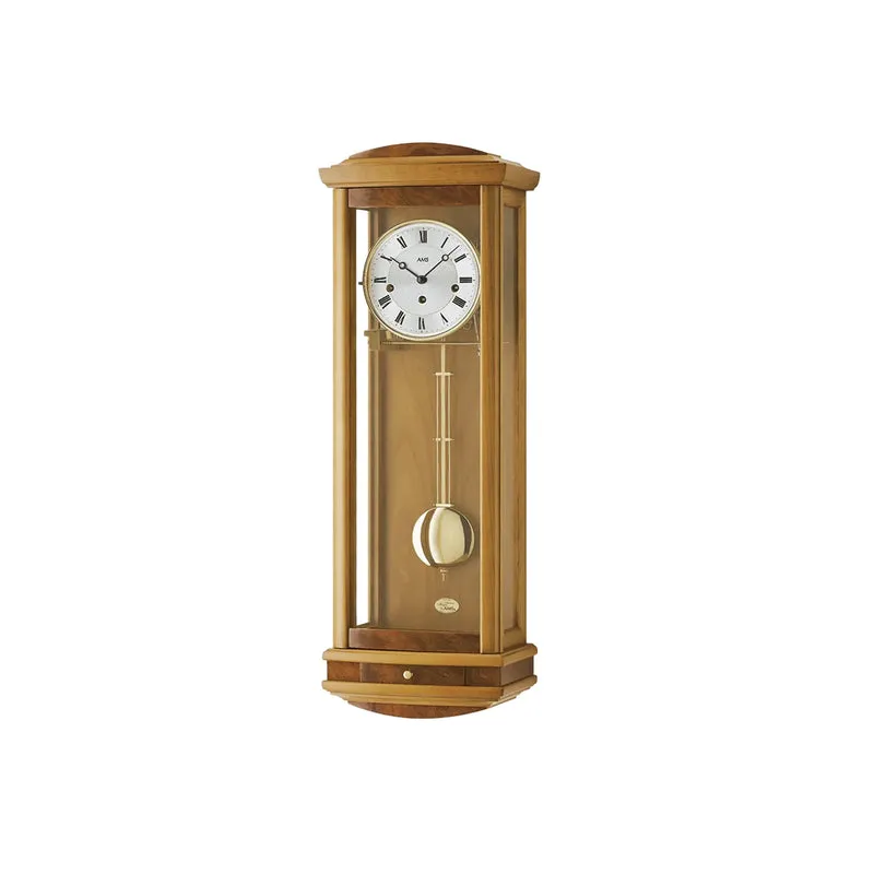 AMS Regulator R2607/9 Wanduhr Kirschbaum • 8-Tage-Werk • Westminster-Schlagwerk
