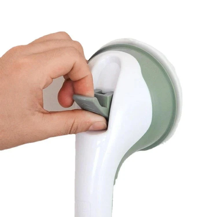Veiligheidshandgreep Zuignap Kunststof Wit Badkamer Douche Wandgreep Antislip Zonder Boren Extra Grip Badkamer | Sansoti