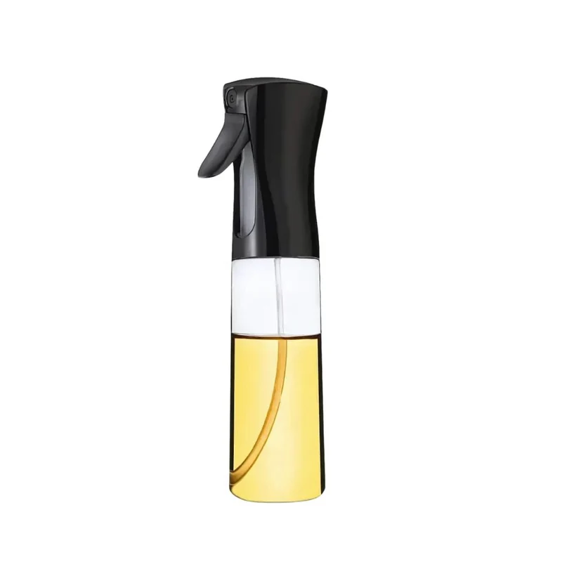 Oliespray Fles Glas 100ml Zwart Keuken Sprayfles Olie Azijn Airfryer BBQ Salade Verstuiver Navulbaar | Sansoti
