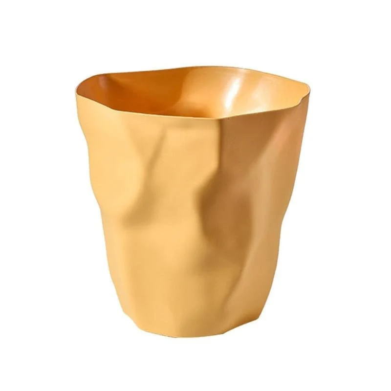 Prullenbak Kunststof 27cm Wit Minimalistisch Scandinavisch Design Badkamer Kantoor Afvalbak Compact Moderne Vorm | Sansoti