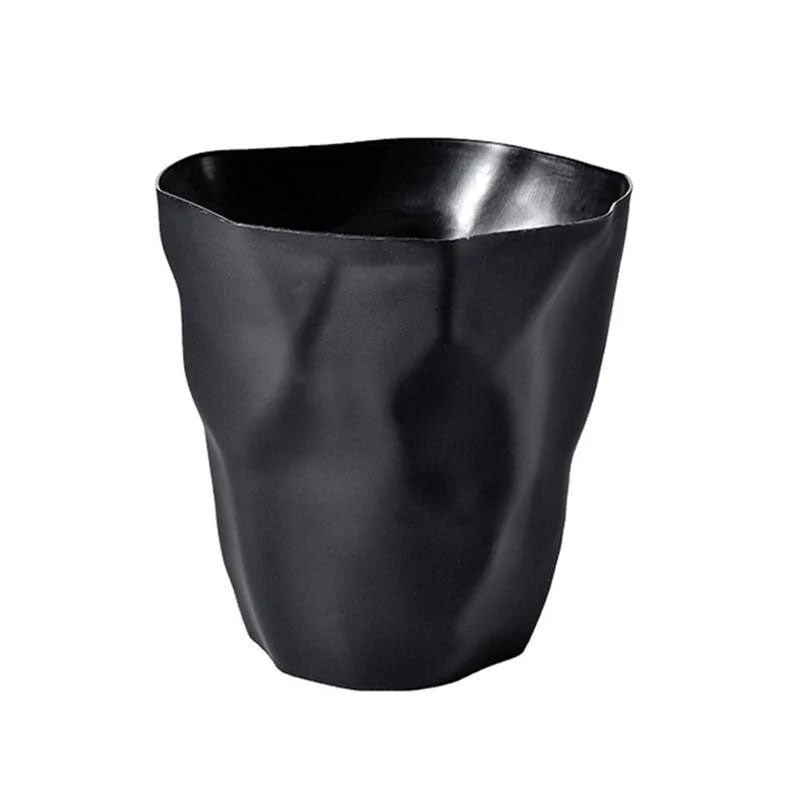 Prullenbak Kunststof 27cm Wit Minimalistisch Scandinavisch Design Badkamer Kantoor Afvalbak Compact Moderne Vorm | Sansoti