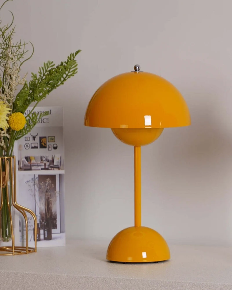 Tafellamp LED Metaal 28cm Grijs Dimbaar Bureau Nachtkast Scandinavisch Design Lamp Modern Minimalistisch | Sansoti