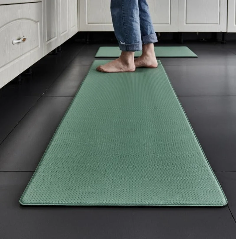 Keukenmat Antivermoeidheid Foam Rood Non-slip Waterbestendig Keuken Sta Mat Comfortmat Vloermat Lang Staan Koken | Sansoti