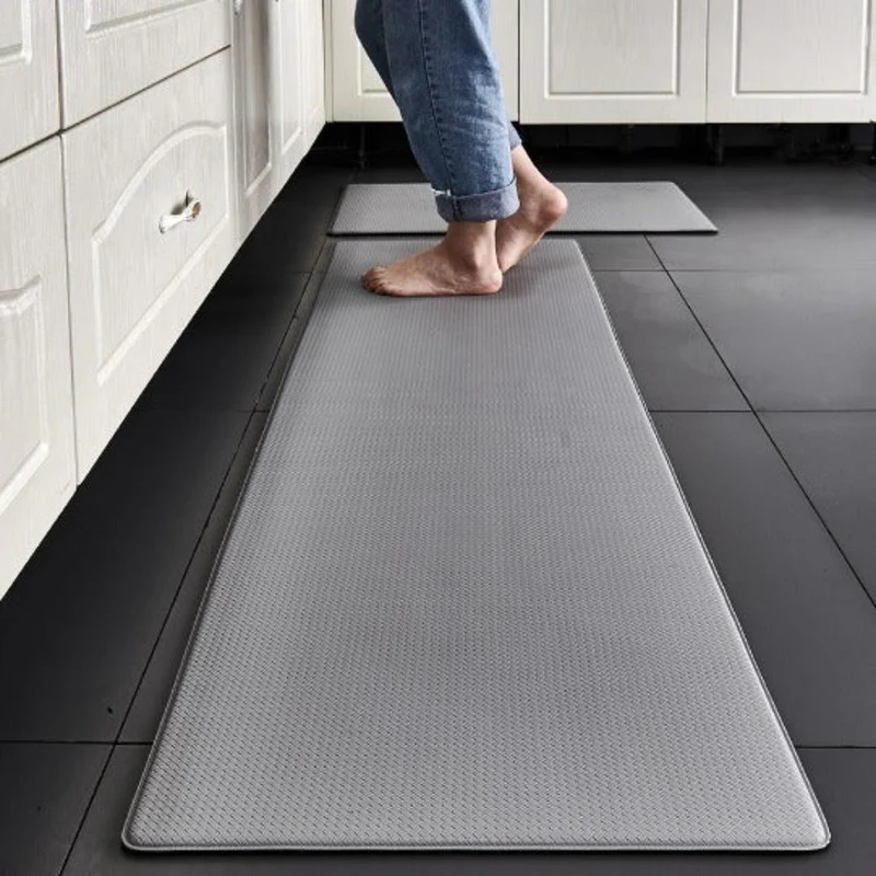 Keukenmat Antivermoeidheid Foam Rood Non-slip Waterbestendig Keuken Sta Mat Comfortmat Vloermat Lang Staan Koken | Sansoti