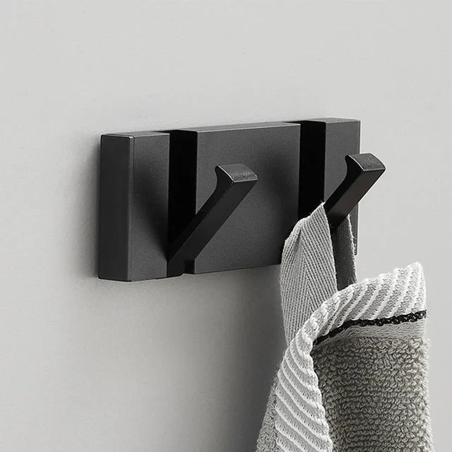 Wandhaak Opvouwbaar RVS Zwart Goud Kapstok Haak Badkamer Hal Keuken Inklapbaar Minimalistisch Design Jashaak Handdoekhaak | Sansoti