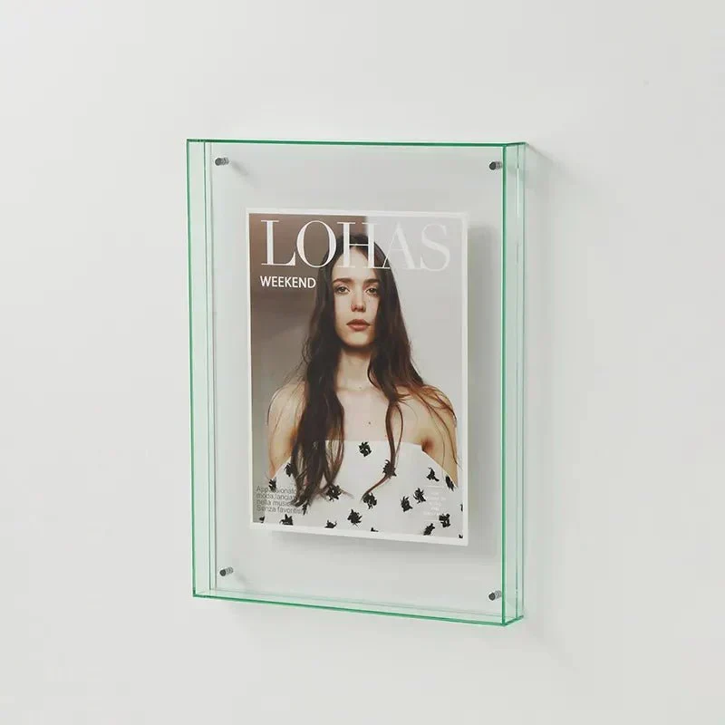Acryl Fotolijst Gekleurd Transparant Oranje Wand Tafel Display Frame Moderne Fotohouder Poster Lijst Interieur Decoratie | Sansoti