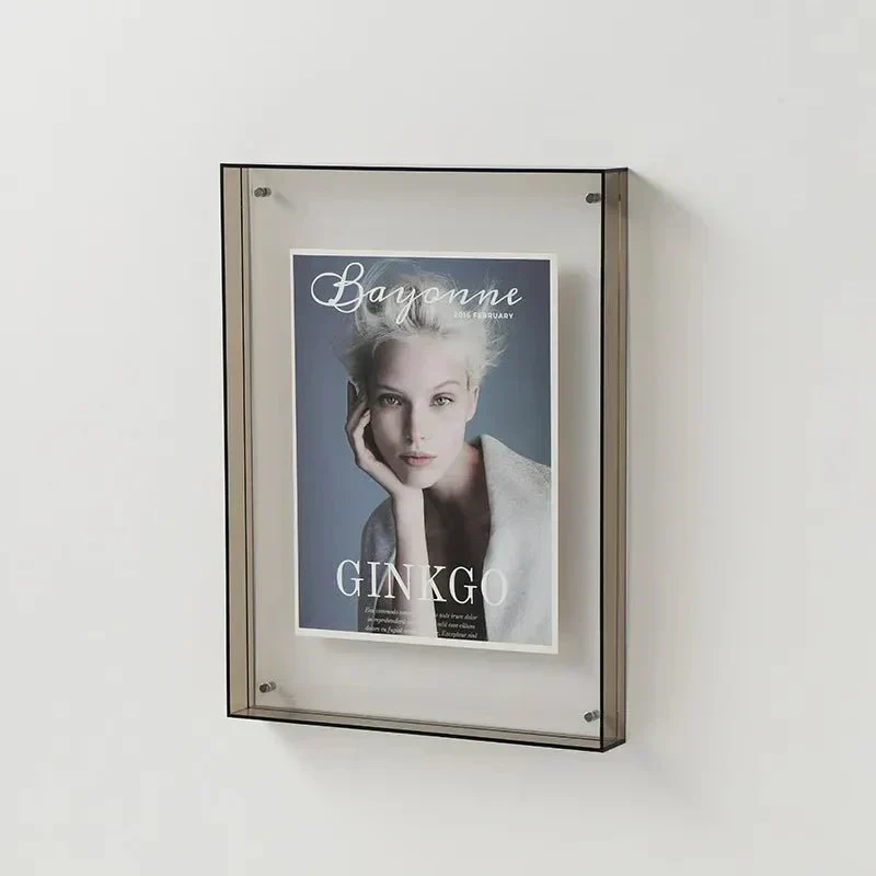 Acryl Fotolijst Gekleurd Transparant Oranje Wand Tafel Display Frame Moderne Fotohouder Poster Lijst Interieur Decoratie | Sansoti