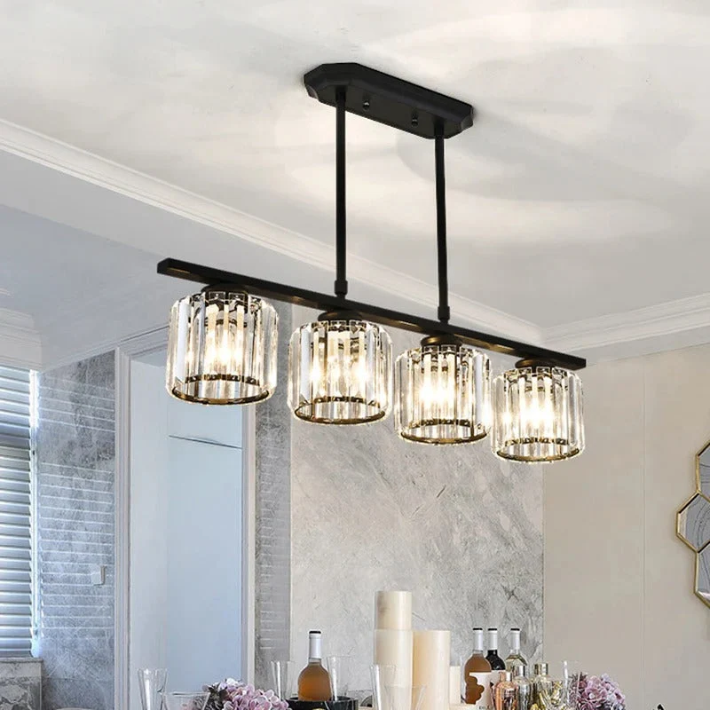 Hanglamp Glas E27 Zwart 3 of 4 Licht Eettafel Kookeiland Scandinavische Hanglamp Plafondlamp Keuken Woonkamer | Sansoti