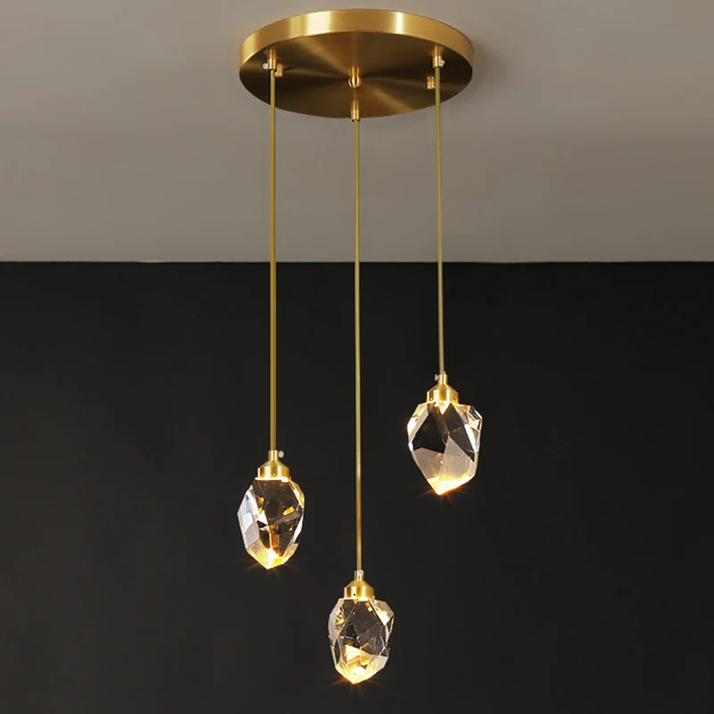 Hanglamp Glas Metaal Goud Verstelbaar Eettafel Woonkamer Keukeneiland Druppelvorm Designlamp Sfeerverlichting | Sansoti