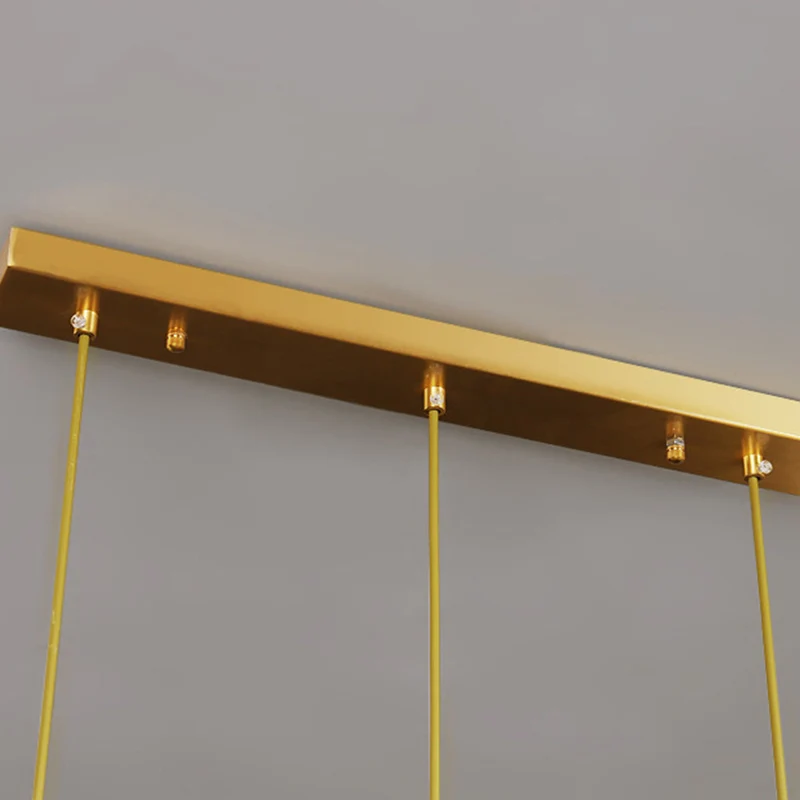Hanglamp Glas Metaal Goud Verstelbaar Eettafel Woonkamer Keukeneiland Druppelvorm Designlamp Sfeerverlichting | Sansoti