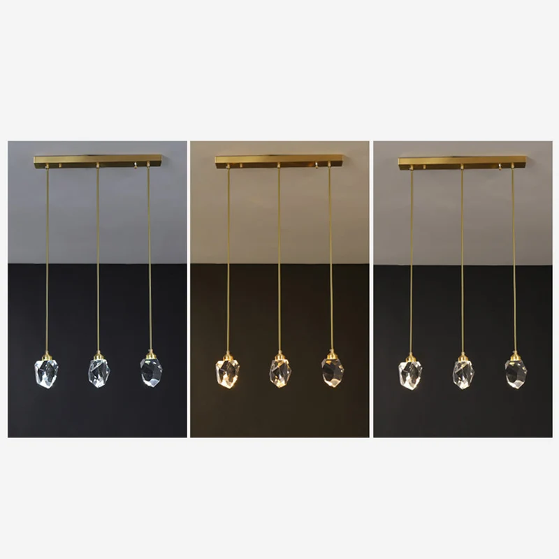 Hanglamp Glas Metaal Goud Verstelbaar Eettafel Woonkamer Keukeneiland Druppelvorm Designlamp Sfeerverlichting | Sansoti