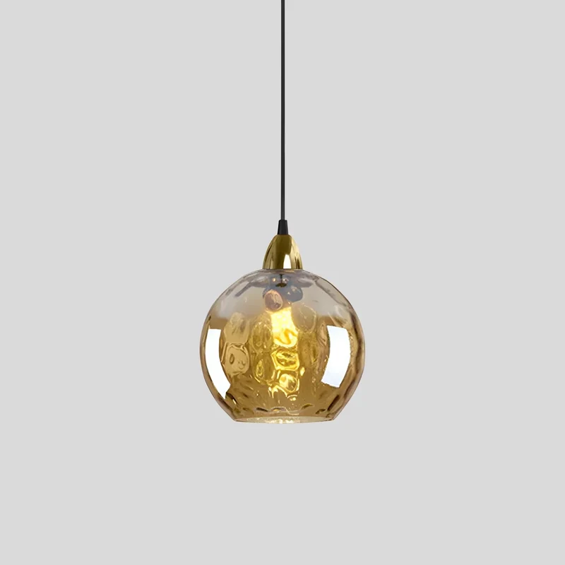 Hanglamp Glas E26 20 cm Grijs Eettafel Woonkamer Slaapkamer Rookglas Bollamp Pendellamp Sfeerverlichting | Sansoti