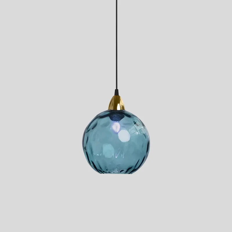 Hanglamp Glas E26 20 cm Grijs Eettafel Woonkamer Slaapkamer Rookglas Bollamp Pendellamp Sfeerverlichting | Sansoti