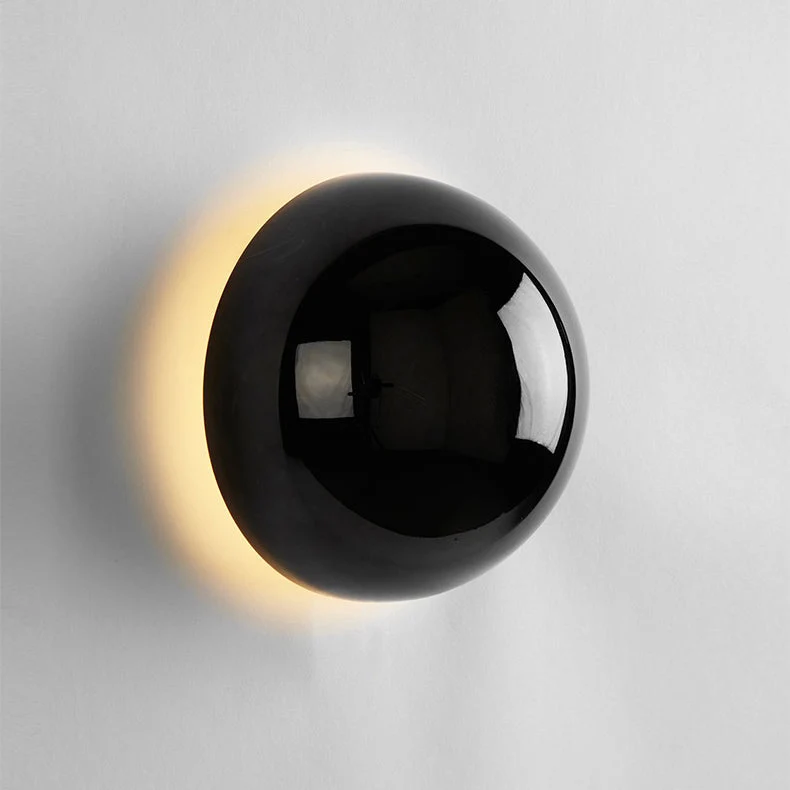 Ronde Wandlamp LED Glas IJzer Sfeerverlichting Hal Slaapkamer Woonkamer Minimalistische Wandverlichting Scandinavisch Interieur | Sansoti