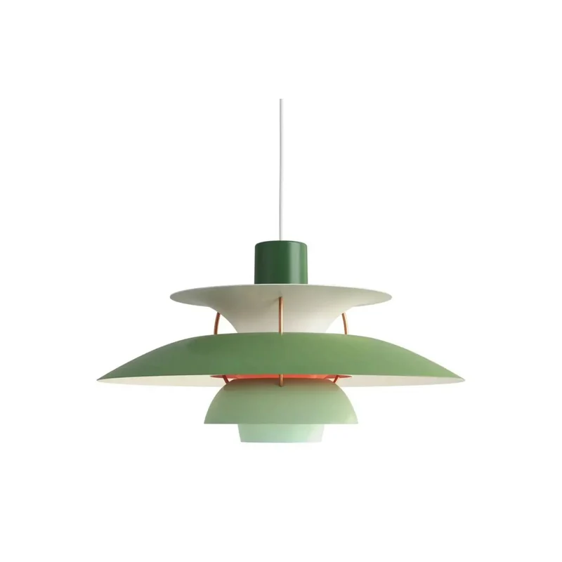 Hanglamp Metaal E27 Groen Eettafel Woonkamer Gelaagde Designlamp Scandinavische Hanglamp Sfeerverlichting Interieur | Sansoti