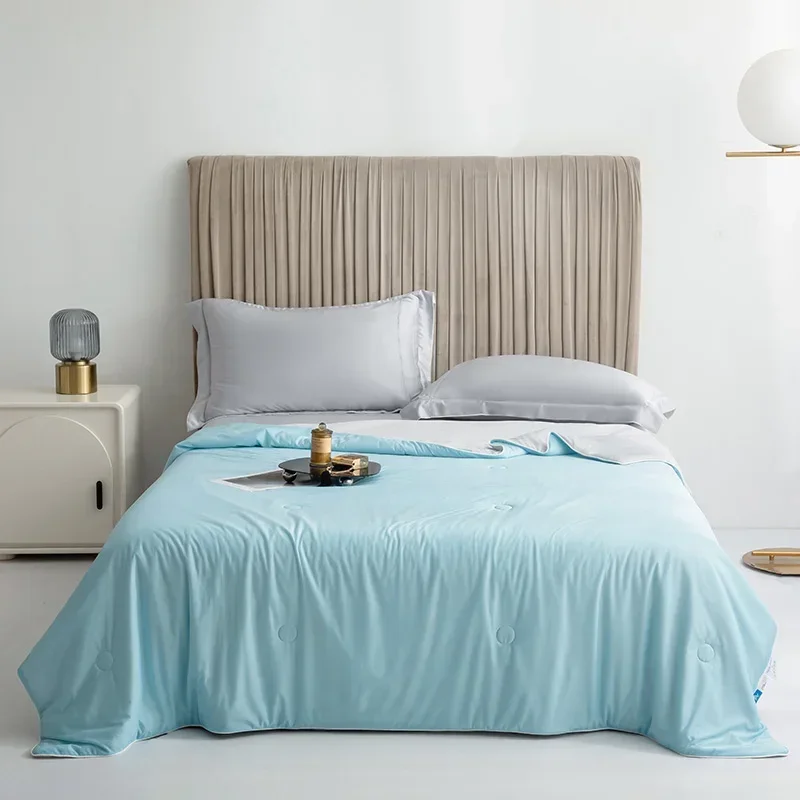 Koeldeken IJszijde Dubbelzijdig 150x200cm 200x230cm Zomer Verkoelend Deken Lichtgewicht Ademend Slaapkamer Warmteregelend Quilt | Sansoti
