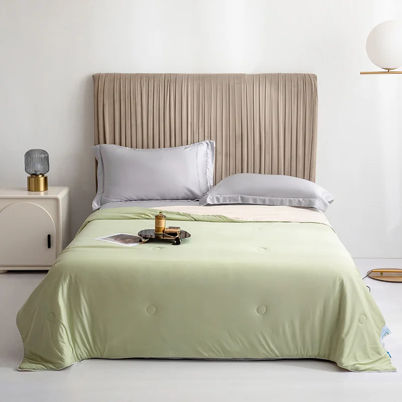 Koeldeken IJszijde Dubbelzijdig 150x200cm 200x230cm Zomer Verkoelend Deken Lichtgewicht Ademend Slaapkamer Warmteregelend Quilt | Sansoti