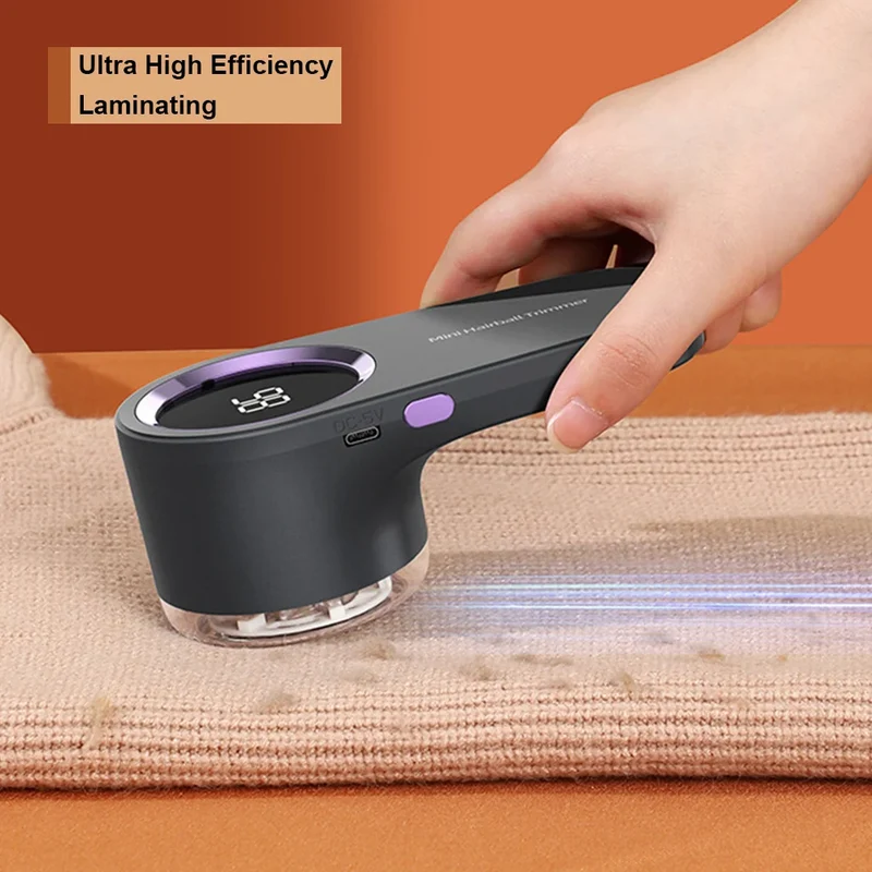 Elektrische Pluisverwijderaar USB Oplaadbaar Digitaal Display 14,8cm ABS Trui Kleding Pilling Verwijderaar Stofscheerapparaat | Sansoti