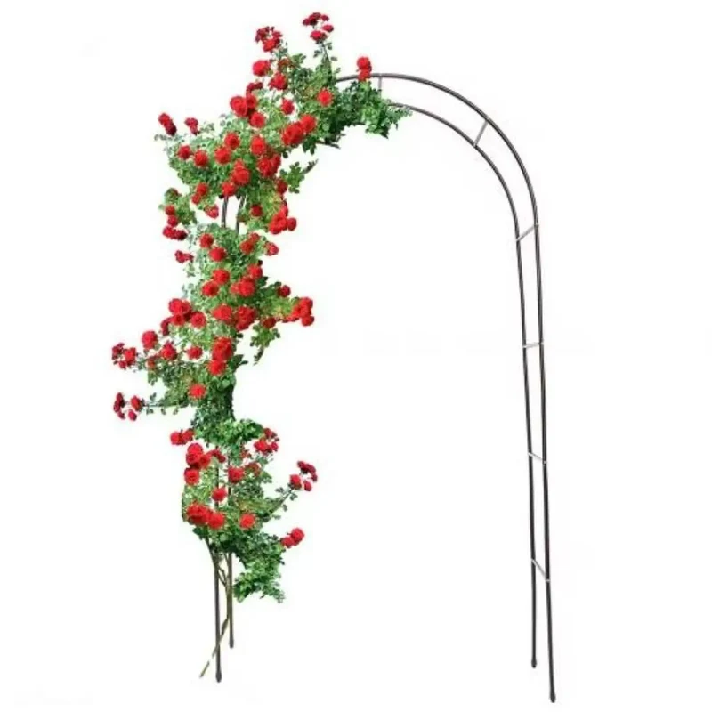Metalen Tuinboog 240x140cm IJzer Klimplanten Rozen Bruiloft Boog Tuin Prieel DIY Rozenboog Wijnstok Pergola Buitendecoratie | Sansoti