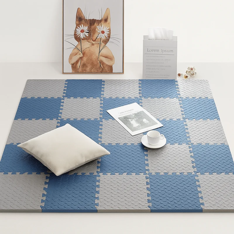 Puzzelmat Baby EVA Foam Vloertegels 30x30cm Antislip Speelmat Kinderen Kruipmat Zachte Speelvloer Babykamer Speelkamer | Sansoti