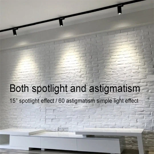 Railverlichting LED Aluminium Zwart Wit 3-5 Spots Woonkamer Keuken Hal Plafond Spotlamp Railspot Ingebouwde LED Dimbaar | Sansoti