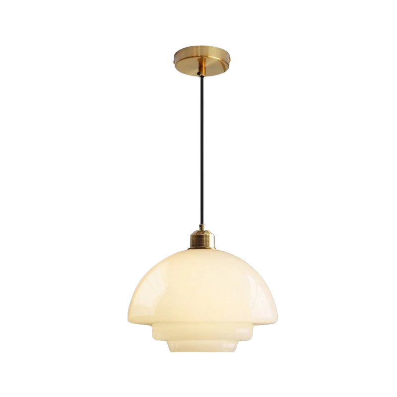 Melkachtig witte glazen hanglamp E27 glas wit keuken eetkamer hal modern minimalistisch verlichting | Sansoti