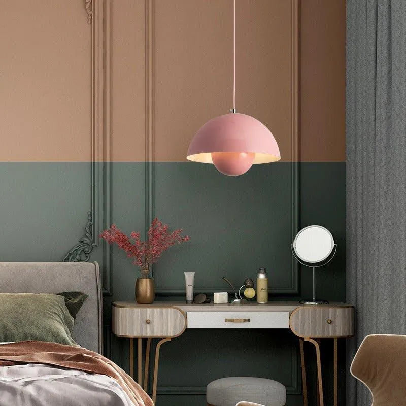 Hanglamp Scandinavisch LED Aluminium Rond Design Modern Kleuren E27 | Sansoti