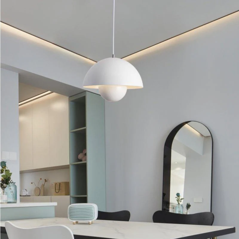 Hanglamp Scandinavisch LED Aluminium Rond Design Modern Kleuren E27 | Sansoti