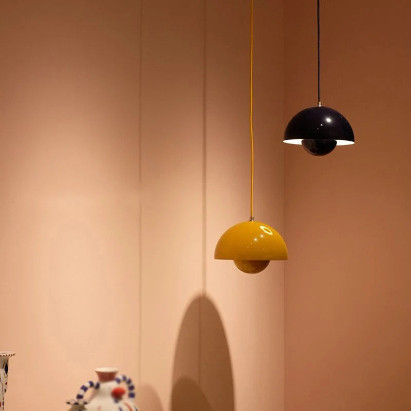 Hanglamp Scandinavisch LED Aluminium Rond Design Modern Kleuren E27 | Sansoti