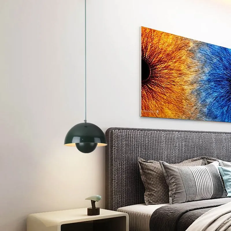 Hanglamp Scandinavisch LED Aluminium Rond Design Modern Kleuren E27 | Sansoti