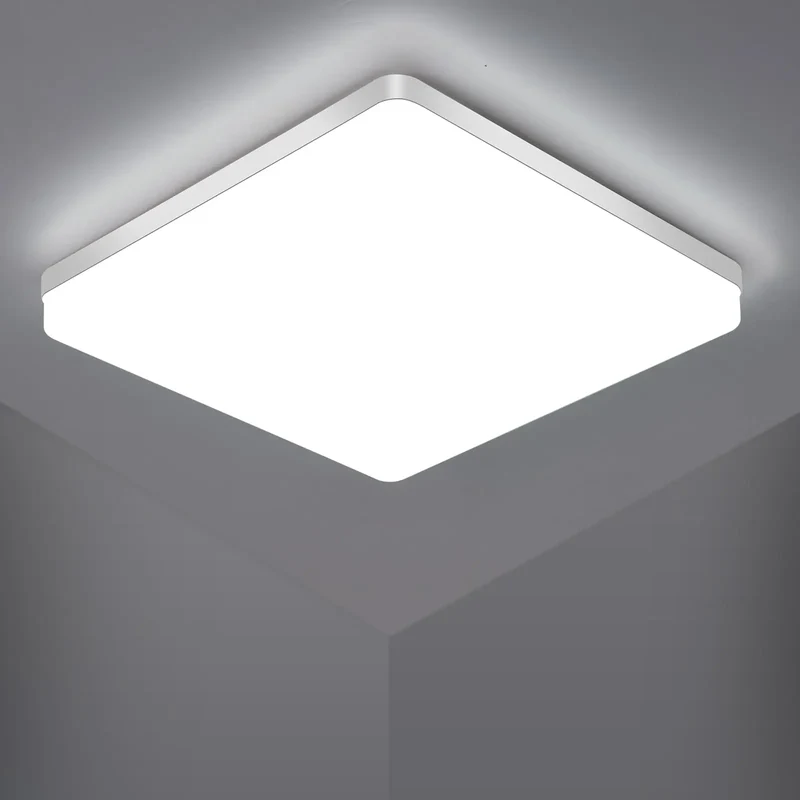 Badkamerlamp Plafond LED Vierkant 48W 6500K IP44 5400LM | Sansoti