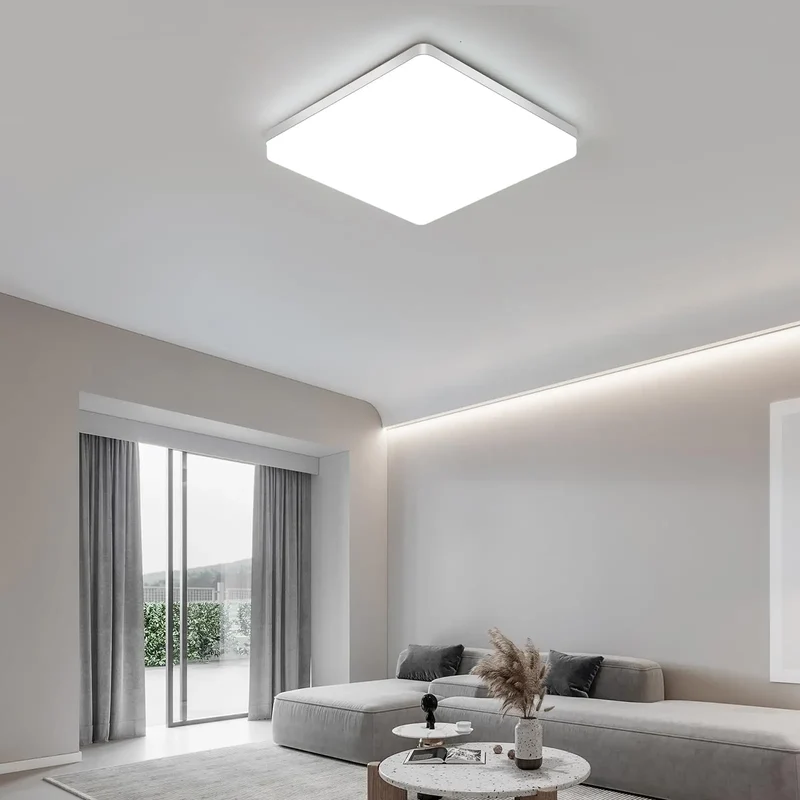 Badkamerlamp Plafond LED Vierkant 48W 6500K IP44 5400LM | Sansoti