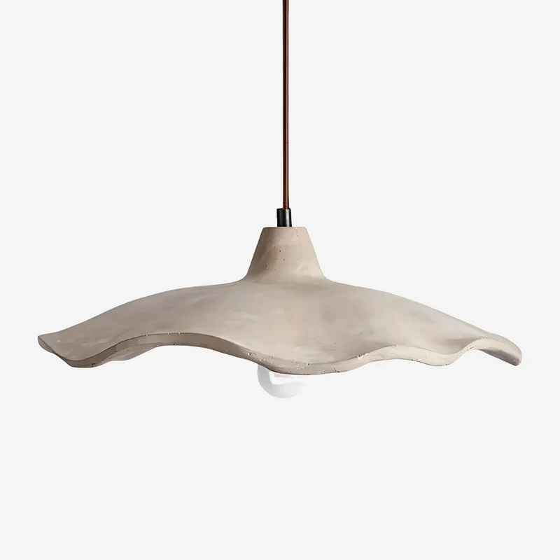 Hanglamp Travertin Beige Organische Vorm 42cm E27 | Sansoti