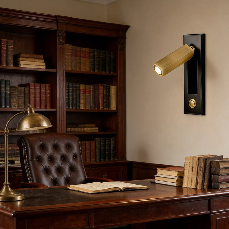 Inbouw Wandlamp Minimalistisch Metaal LED Bedlamp Slaapkamer Hal Woonkamer | Sansoti