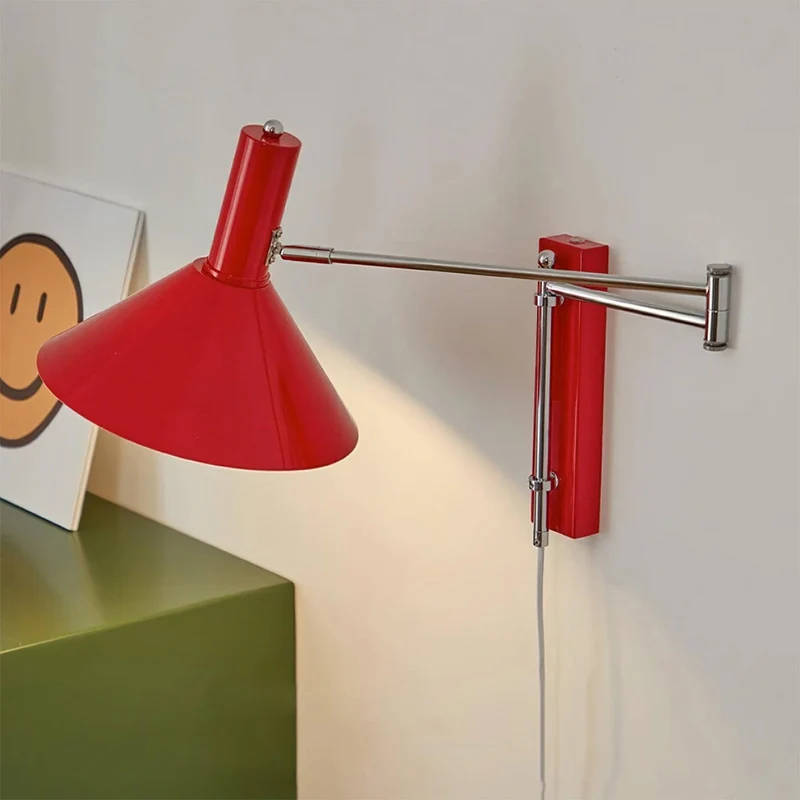 Wandlamp Zwenkbaar 360 Graden Metaal E27 Bedlamp Woonkamer Slaapkamer Modern | Sansoti