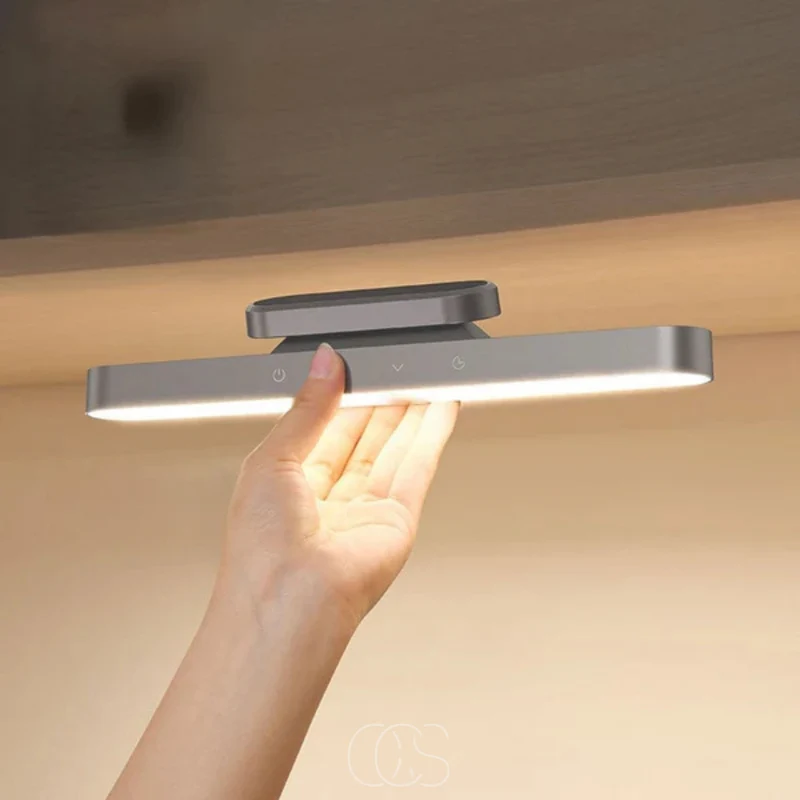 Draadloze Magnetische LED Lamp Dimbaar Aluminium 30cm USB-C Oplaadbaar Wandlamp Sfeerlamp | Sansoti